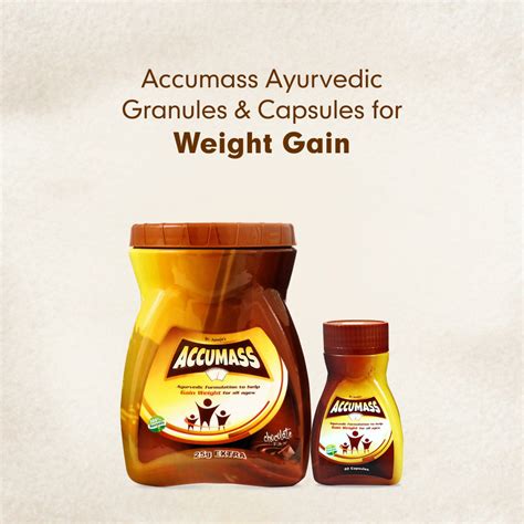 Ayurvedic Weight Gainer for Men and Women | Accumass Weight Gain ...
