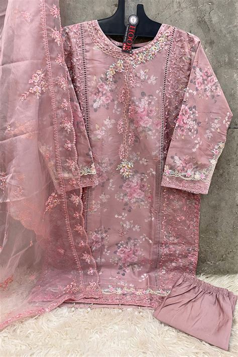 Digital Printed Readymade Light Pink Pakistani Salwar Kameez With ...