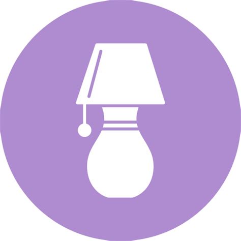 Table lamp - Free electronics icons