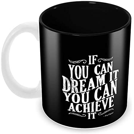 Buy Tuelip Ceramic Coffee Mug - 1 Piece, Black, 350 ml Online at Low ...