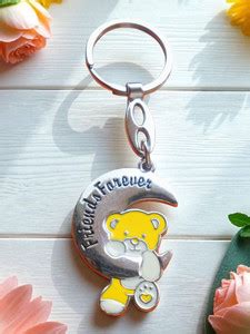 KeychainPro Cute teddy bear holding moon kitchen Key Chain Price in ...