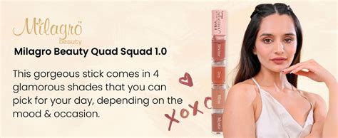 Buy Milagro Beauty Quad Squad 1.0, Matte Liquid Lipstick 4 Shades In 1 ...