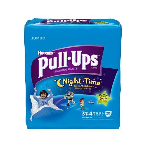 Huggies Pull-Ups® Training Pants, Night*Time for Boys 3T-4T