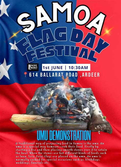 Samoa Independence Day Celebration, APNI RASOI, Melbourne, 1 June 2024 ...