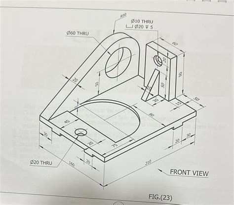 Image result for First Angle Projection Drawing Front View