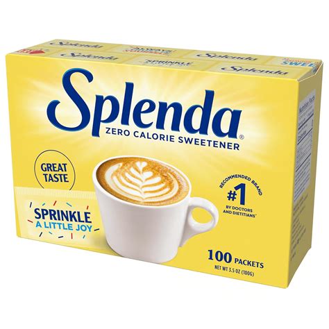 Splenda No Calorie Sweetener Packets, 100g : Amazon.in: Grocery ...