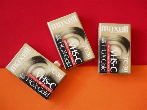 Buy 3 New Maxell VHS-C Tapes Compact Vhs Cassettes Online in India - Etsy
