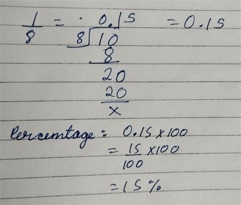EXERCISE 7.1 1. Convert the given fractional numbers to per cents.a)1/8 ...