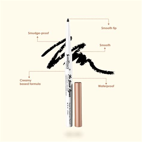 Shryoan Black Revolving Kajal For Bolder and Smoother Eyes.