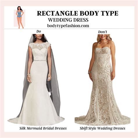 The Wedding Dress Style Guide for the Rectangle Body Shape - Fashion for Your Body Type