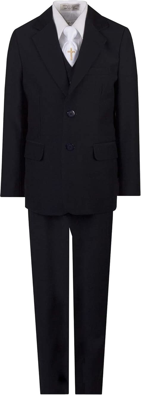 Buy Tuxgear Boys First Holy Communion Slim Fit Suit Metallic Religious ...