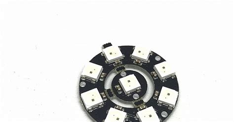 9Bit WS2812B 5050 RGB LED Built-in Full Color Driving Lights Circular ...