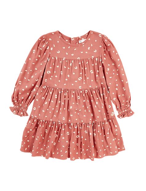 Buy Leopard Print Tiered Dress (2-7 Years) at Marks & Spencer