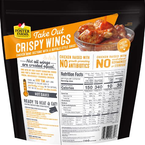 Take Out Classic Buffalo Crispy Wings - Products - Foster Farms