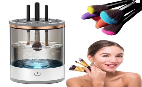 BAARITA Automatic Makeup Brush Cleaner Machine with USB Cable, Spinning ...