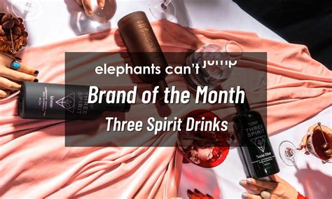 Brand of the Month: Three Spirit Drinks - Elephants Can't Jump