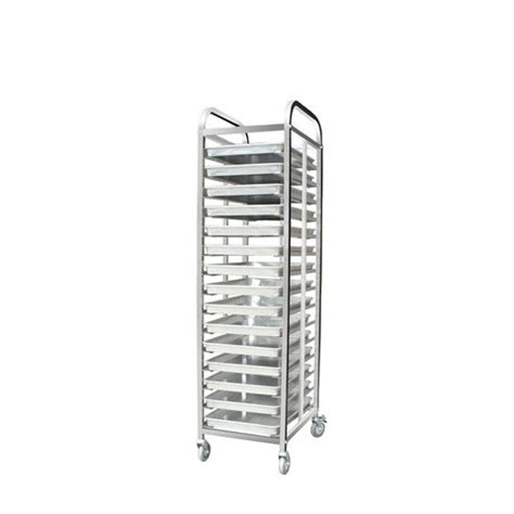 Buy Bakery Cooling Rack Baking Tray Trolley With 30 Trays from Guangzhou Jinmai Kitchen ...