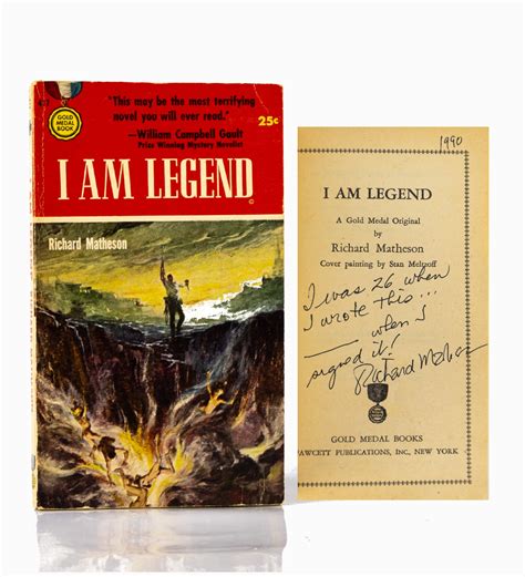 I Am Legend by Matheson, Richard: Very Good Soft cover (1954) 1st ...