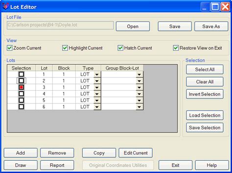 Image result for Carlson Survey Code Table Setup