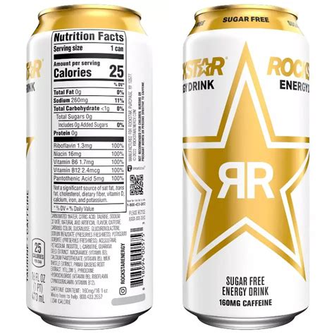 Rockstar Sugar Free Energy Drink reviews ratings & information - Bev Rank