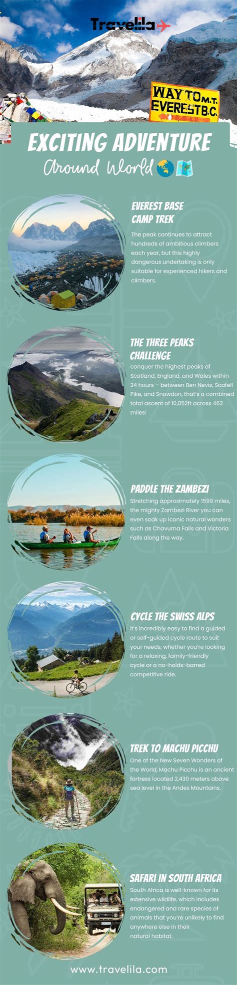 Adventure Vacation Spots 的图像结果