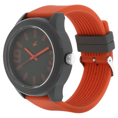 Buy Online Fastrack Quartz Analog Grey Dial Plastic Strap Watch for ...
