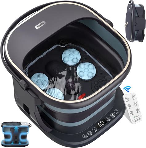 Amazon.com: Puboo Collapsible Foot Spa Bath Massager with Heat, Foot ...