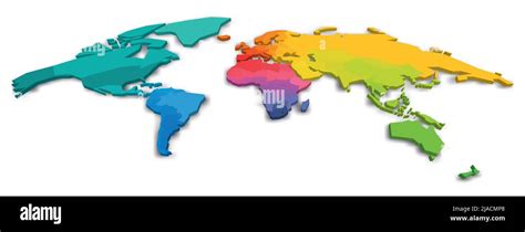 Colorful World Map Vector 的图像结果