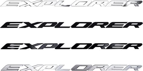 Motorcycle 4Color Explorer Letters Emblem Badge Sticker India | Ubuy