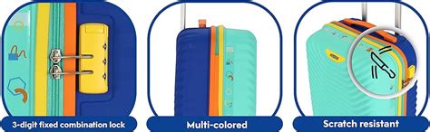 American Tourister AMT Splash SP55CM Multi Color : Amazon.in: Fashion