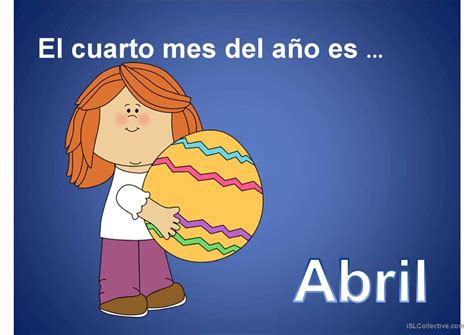 LOS MESES DEL AÑO: English ESL powerpoints