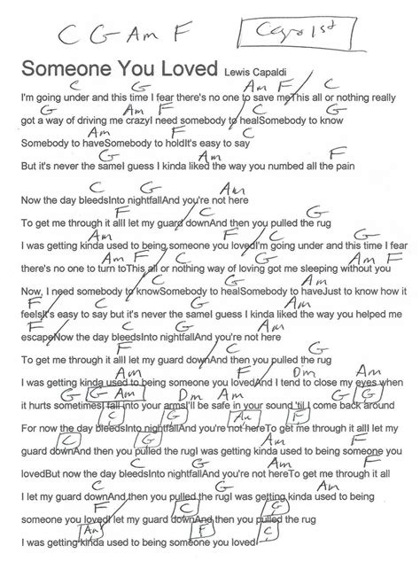 Someone You Loved Chords Someone You Loved Chords: How To Play This