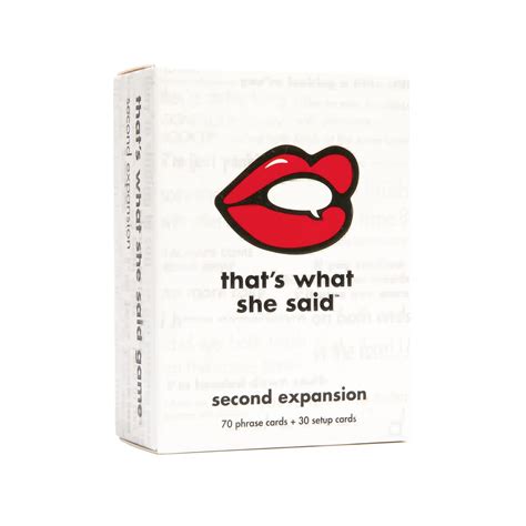 Buy That's What She Said Game - Second Expansion Online at Low Prices ...