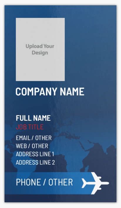Travel Agencies Standard Visiting Cards Templates & Designs | Vistaprint