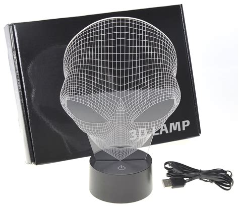 PowerTRC Lamp USB Power 7 Colors Amazing Optical Illusion 3D Grow LED ...