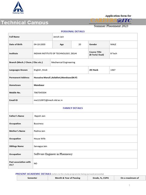 Image result for ITAC Form