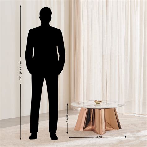 Buy Ernet Sintered Stone Top Coffee Table - White from Home Centre at ...