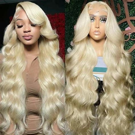 Amazon.com : NPALO 613 body wave lace front wigs human hair pre plucked ...