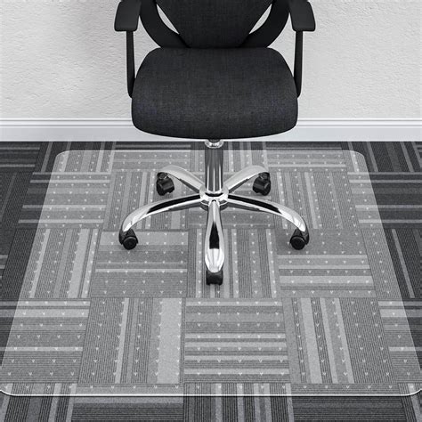 Amazon.com: HOMEK Office Chair Mat for Carpet, 46" x 60" Transparent ...