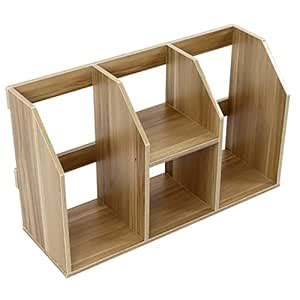Student Desk Bookshelf, Multi Layers Design Scratch Resistant Compact ...
