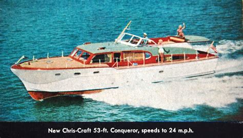 1954 53' Chris Craft Conqueror | What floats my Boat | Pinterest ...