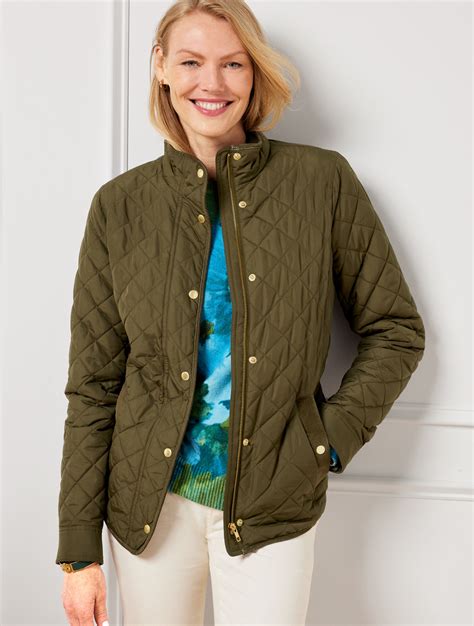 Quilted Barn Jacket | Talbots