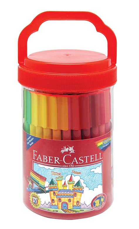 Faber-Castell - Connector Pens Bucket (50 markers) - Premium Art ...