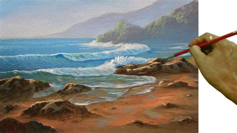 Acrylic Seascape Painting Tutorials 的图像结果