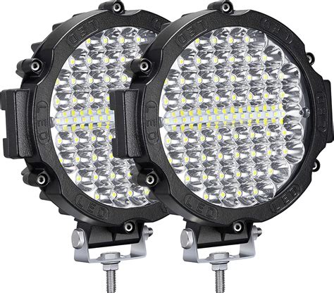 Amazon.com: 7 Inch Round LED Offroad Lights for Trucks, San-Young 12V ...