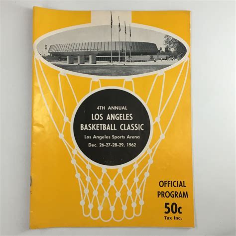 December 26 1962 NCAA Utah State vs UCLA Basketball Classic Official ...