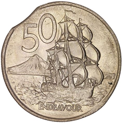 1973 – 50 Cent – Clipped Planchet – 02_resize – New Zealand Coin Errors ...