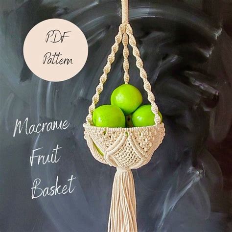 Image result for Macrame Tier Fruit Basket Tutorial