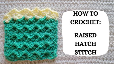 Image result for Raised Stitch Crochet Pattern