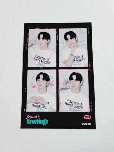 Ateez Yunho 2023 Season's Greetings 4 Cut Photo | Ubuy India